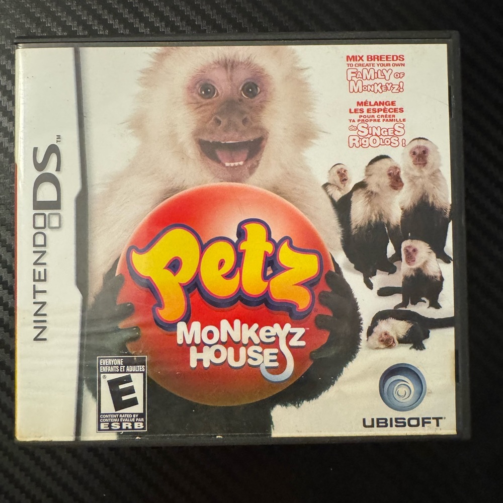 Petz Monkeyz House Nitendo DS Game